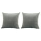 thumbnail image 2 of Paquete de 2 fundas de cojín cuadradas decorativas de terciopelo suave, fundas de almohada, decoración del hogar, decoraciones para sofá, cama, silla, 2 of 8