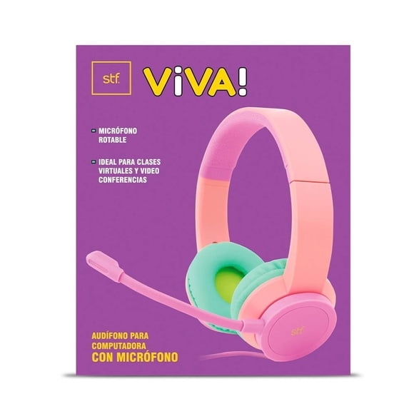 Audífono On Ear STF Viva Rosa ST-H78051