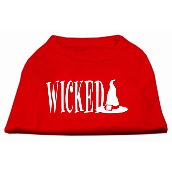 Wicked Screen Print Shirt Red M (12)