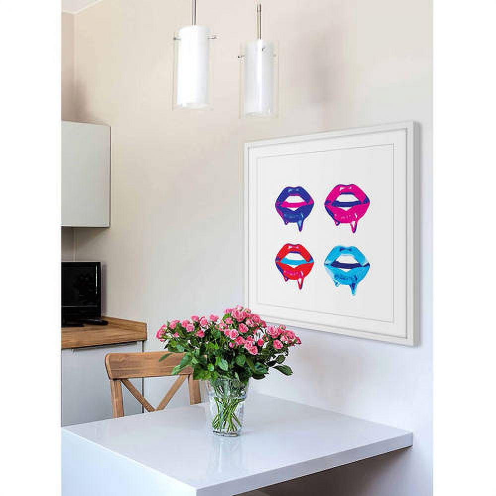 "Dewy Lips" Framed Painting Print