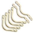 thumbnail image 5 of 6Pcs Billiards Corner 4in Pool Table Pocket Brackets Set Accessories for Web Net Bags, 5 of 5