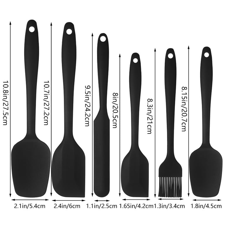 To encounter 4 Pieces Silicone Spatula Set, Rubber Blender Spatula, Jar  Spatula for Baking Mixing and Stirring, Nonstick, Heat Resistant and  Dishwasher Safe