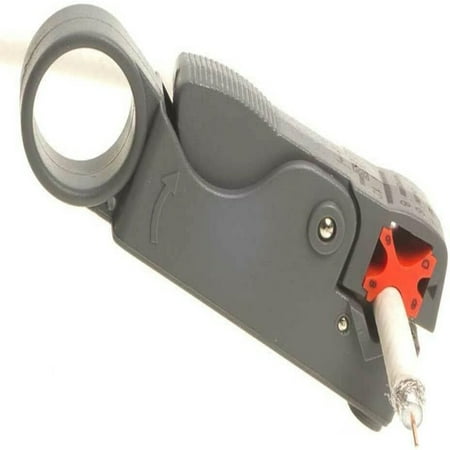 

Efficient and Durable High Precision Rotary Coaxial Cable Cutter Stripper Tool for RG58 RG59 RG6 Quad Coax - Provides Accurate Stripping and Cutting Operations