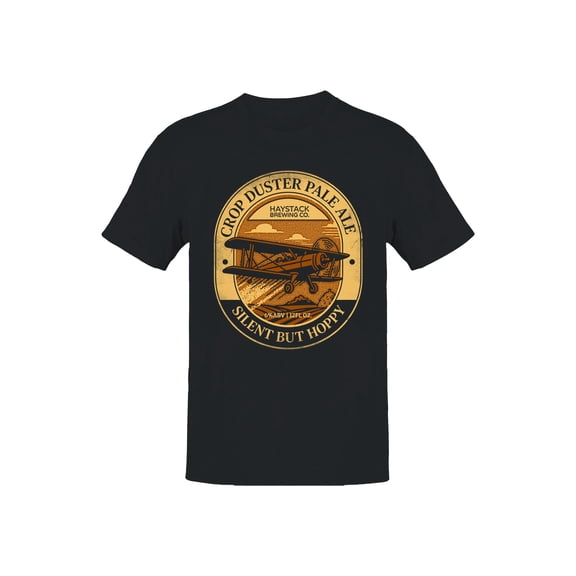 Crop Duster Pale Ale Design Men's T-shirt