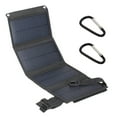 thumbnail image 1 of Tignapoo Portable 10W Folding Solar Charger with High Conversion Efficiency - Black Multi-Crystal Panel for Outdoor Adventures and Emergency Power Supply, 1 of 6