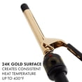 thumbnail image 3 of Rizador HOT TOOLS Pro Artist oro de 24 quilates 19 mm, 3 of 7