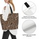 thumbnail image 3 of Balery Coffee pots Bolsa Tote Estilo Estético con Cremalleras, Bolsa de Hombro, Bolsa de Compras Grande y Plegable, 3 of 8