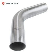 FORTLUFT Universal Mandrel Exhaust Bend Pipe 60 Degree Stainless Steel 1.75''/45mm