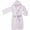 Lilac, variant on BNM Terry Cotton Kids Unisex Bathrobe, Ivory, Large
