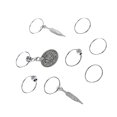 thumbnail image 2 of 8 piezas de joyería para el cabello Zulema Clip de rastas de trenza de pelo, 2 of 7