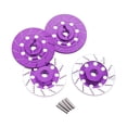 thumbnail image 1 of 4 discos de freno RC, decoración mejorada, cubo hexagonal de 12 mm. Violeta, 1 of 9