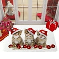 thumbnail image 3 of CSCHome Christmas Doormat, Cute Dog Animal Doormat Anti-Slip Carpet Floor Mat Decoration Suitable for Home Bathroom Kitchen Indoor 16x24inch, 3 of 5