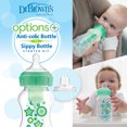 thumbnail image 4 of Dr. Brown's Anti-Colic Options+ Wide-Neck Sippy Bottle Starter Kit, 9oz/270ml, Green, BPA Free, 6m+&nbsp;, 4 of 9
