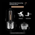 thumbnail image 3 of Wireless Electric Food Processor，4-Cup Electric Food Chopper For Meat,Onions,vegetables,Garlic,Complementary Food, Meat Chopper Blender, 3 of 5