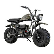 Massimo Minibike MB200S 7.5HP 196cc 4 Stroke, Gas Powered Mini Bike Motorcycle - Camo