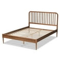 thumbnail image 3 of Baxton Studio Neilan Walnut Brown Finished Wood King Size Platform Bed, 3 of 6