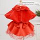 thumbnail image 3 of Chal de chal chawly sweet sweet rendimiento tippet colocation accesorios de vestidos hermosos vestidos de fiesta ropa exterior para niños rojo l Inevent AP009058-09B, 3 of 6
