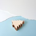 thumbnail image 2 of Minkissy 30Pcs Wooden Slices Decorative Pendant Light Brown Round Head Tree For Diy Crafts And Art Projects, 2 of 5