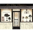 thumbnail image 2 of Adams, Emily 24x20 White Modern Wood Framed Museum Art Print Titled - Les Chic Chapeaux, 2 of 4