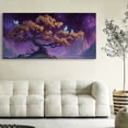 thumbnail image 5 of Canvas Wall Art Tree of Life - Large Abstract Canvas Prints with Colorful Graffiti Tree, Modern Nature Landscape Painting for Living Room Bedroom Decor, 5 of 7