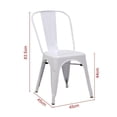 thumbnail image 4 of Silla Mainstays de Metal Blanco, 4 of 4