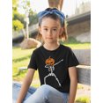 thumbnail image 4 of Tstars Boys Unisex Halloween Party Shirt Kids Birthday Halloween Dab Jack O' Lantern Dabbing Pumpkin Skeleton Birthday Party Gift Day of the Dead Spooky Trick or Treat Funny Gifts Youth Kids T Shirt, 4 of 7
