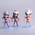 thumbnail image 4 of 5 Pcs Figurine d'Action en PVC Anime Saint Seiya Modèle de Collection Jouets Cadeaux, 4 of 5