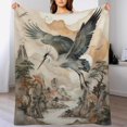 thumbnail image 1 of Throw Bedspread Soft Fluffy Warm Light Flannel Fabric Design For Duvet Cover, 1 of 8