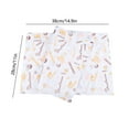 thumbnail image 3 of Wovilon Oil Absorbent Baking Tray Paper Hamburger Paper French Fries Packaging Greaseproof Bread Tray Paper Greaseproof Matting Paper, 3 of 6