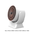 thumbnail image 2 of Calentador de aire caliente JShteea 600 W ventilador portátil silencioso para dormitorio, 2 of 8
