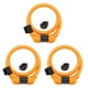 thumbnail image 5 of Advancent Cable de bloqueo de bicicleta de 4 dígitos antirrobo para bicicleta de montaña, patinete eléctrico, pieza de repuesto de seguridad exterior, Naranja mit Halterung 3piezas Advancent CBP254190, 5 of 6