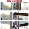 thumbnail image 6 of SecurityMan Adjustable Window Bar, Heavy-Duty Iron Lock for Horizontal or Vertical Use, Childproof, 14.25"–37",  Chrome, 6 of 7