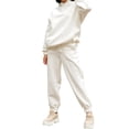 thumbnail image 2 of 2 chándales para mujer, conjuntos casuale conjunto de pantalone jersey de manga rga, chándal cálido Xl bnco Zulema Chándal de sudor, 2 of 5