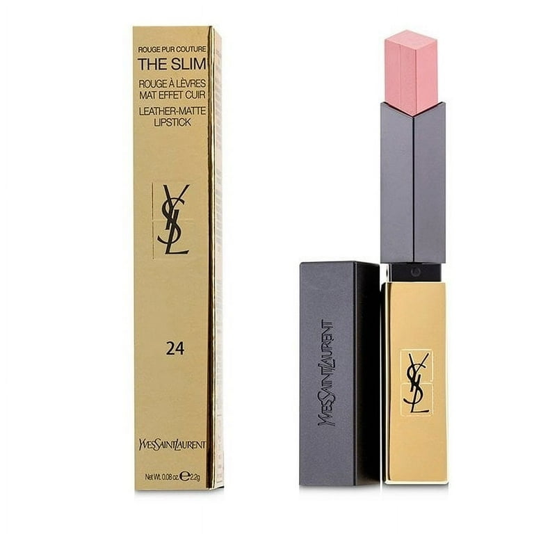 Rouge Pur Couture The Slim Leather Matte Lipstick 24 Rare Rose
