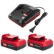 thumbnail image 1 of ADVTRONICS 2 Packs 18V Lithium PC18BLX Battery and PCXMVC Charger Compatible with Porter Cable 18V Battery PC18B PC18B-2 PC18BL PC18BLX PC18BLEX, 1 of 6