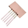 thumbnail image 4 of Kit de 5 pinceles de maquillaje Ormromra para ojos y polvos tono rosa, 4 of 8