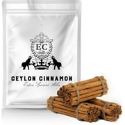 Fresh Ceylon Cinnamon Quills, Great in Coffee, 100% Natural, Make Delicious Cinnamon Tea, 5 inch Length, Prepare Whole, Crushed, or Ground