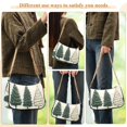 thumbnail image 4 of FORMRS Womens Shoulder Bag with Chain Strap Clutch Purse Cute Tote Handbag, Hand Drawn Christmas, 4 of 7