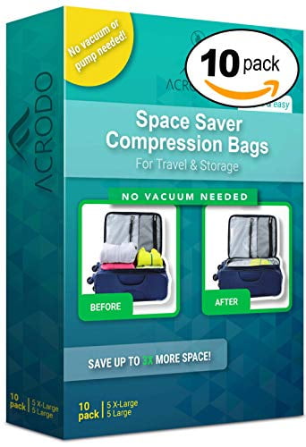 compression bags for travel walmart
