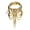 Gold, variant on Lady Colorful Crystal Vintage Personality Wrist Cuffs for Weddings and Dates