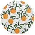 thumbnail image 3 of Ryvnso Orange Fruits Round Plate Mats Dining Table Placemat Set of 4 for Holiday Decoration, 3 of 7