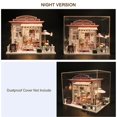 thumbnail image 3 of Dollhouse Miniature DIY Mini House Kit with Led Lights and Furniture for Gift Set, 3 of 5
