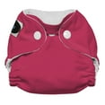 thumbnail image 1 of Imagine Newborn Snap Stay Dry All in One Cloth Diaper - Raspberry, 1 of 2