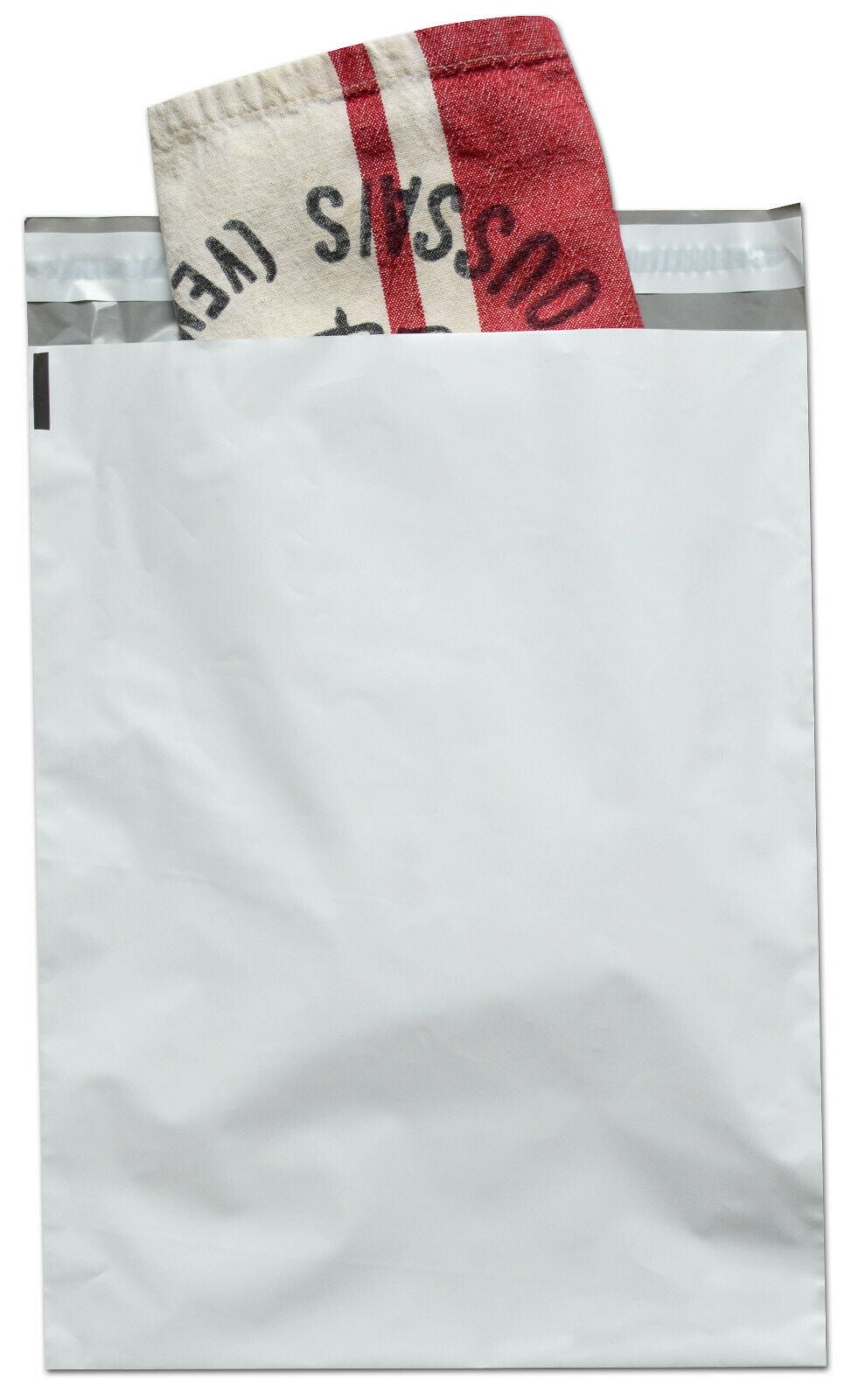 100 10x13 White Poly Mailers Bag Self Seal Shipping 10"x13" 2 MIL T-Shirt Bag 