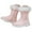 Pink, variant on Zshosam Toddler Boots Girl Boys Girls Snow Boots Waterproof Outdoor Warm Cozy Anti-Slip Mid Calf Lining Winter Shoes for Little/Big Kids Size 12,(Pink Little Kids 12)