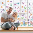 thumbnail image 1 of Home Decoration Summer Window Clings Decorations Happiwiz 109 Pieces 9 Sheets Large Size Spring Flower Butterfly Window Clings Decals Stickers For Spring Summer Home Decoration, 1 of 9