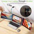 thumbnail image 3 of TUTT S8Ultra 14” Portable Monitor for Laptop | Single Cable Connection | Ultra Slim-Light | Plug & Play USB-C | Laptop Screen Extender for Mac/Win, 3 of 11