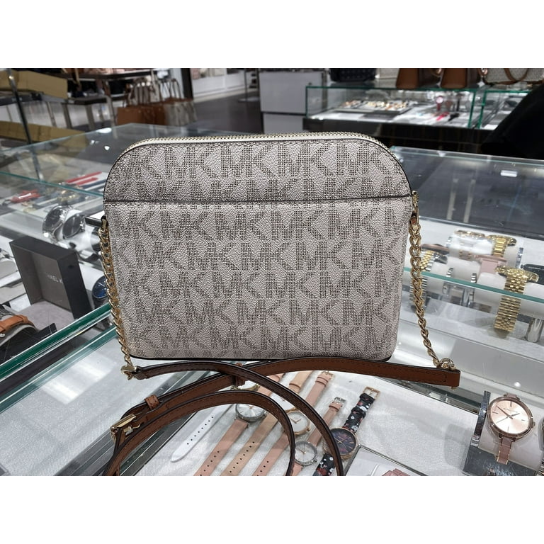 Michael Kors Large Dome Crossbody Handbag (Vanilla) price in Saudi Arabia,  Saudi Arabia