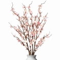 thumbnail image 5 of WMTOKK Artificial Plum Blossom Branch, Fake Peach Blossom Stem For Indoor Home Decoration, Floral Arrangement, Vase Display (Pink), 5 of 6