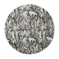 thumbnail image 4 of HAOXIT Tablecloth, Forest Elements with Bear Moose Trees and Mountains Wildlife Nature Theme, Round Table Cover for Dining Room Kitchen Decor, 4 of 8